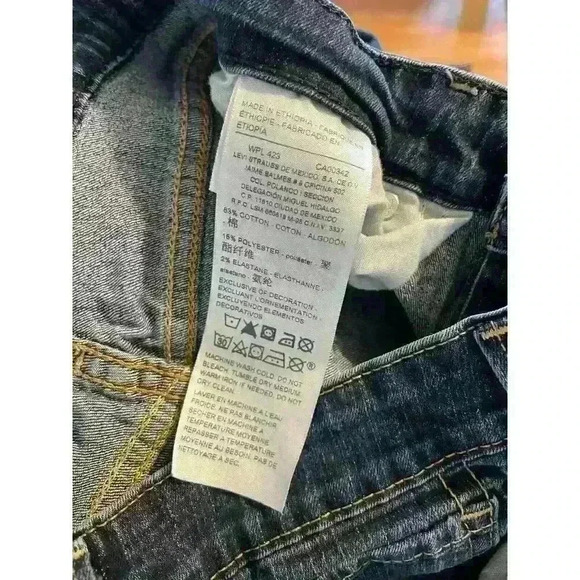 Levi Signature Modern Boot Cut 30/34 Womens Medium Denim - Picture 4 of 8